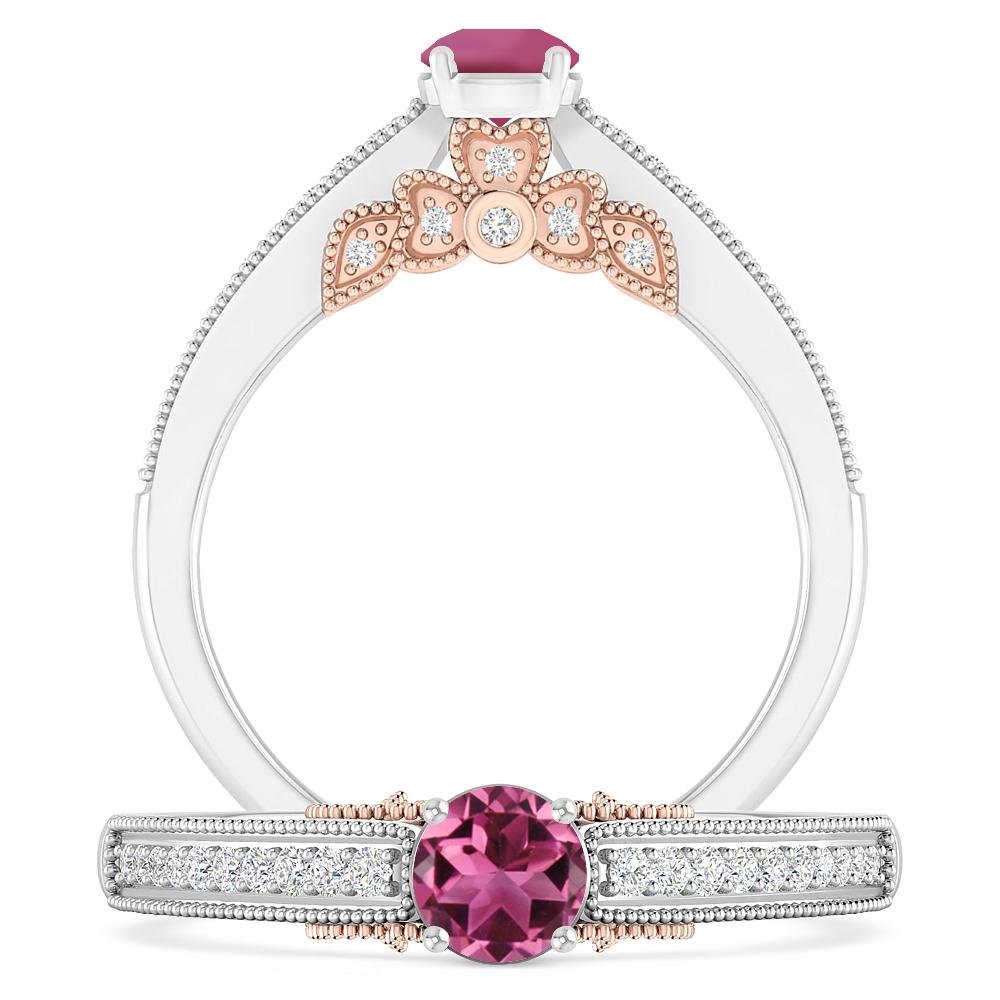 White Gold - Pink Tourmaline