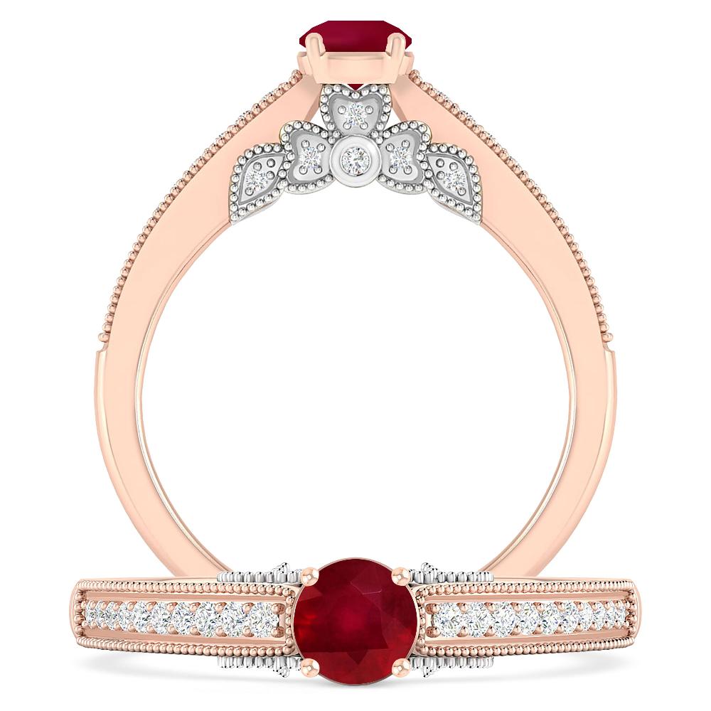 Rose Gold - Ruby