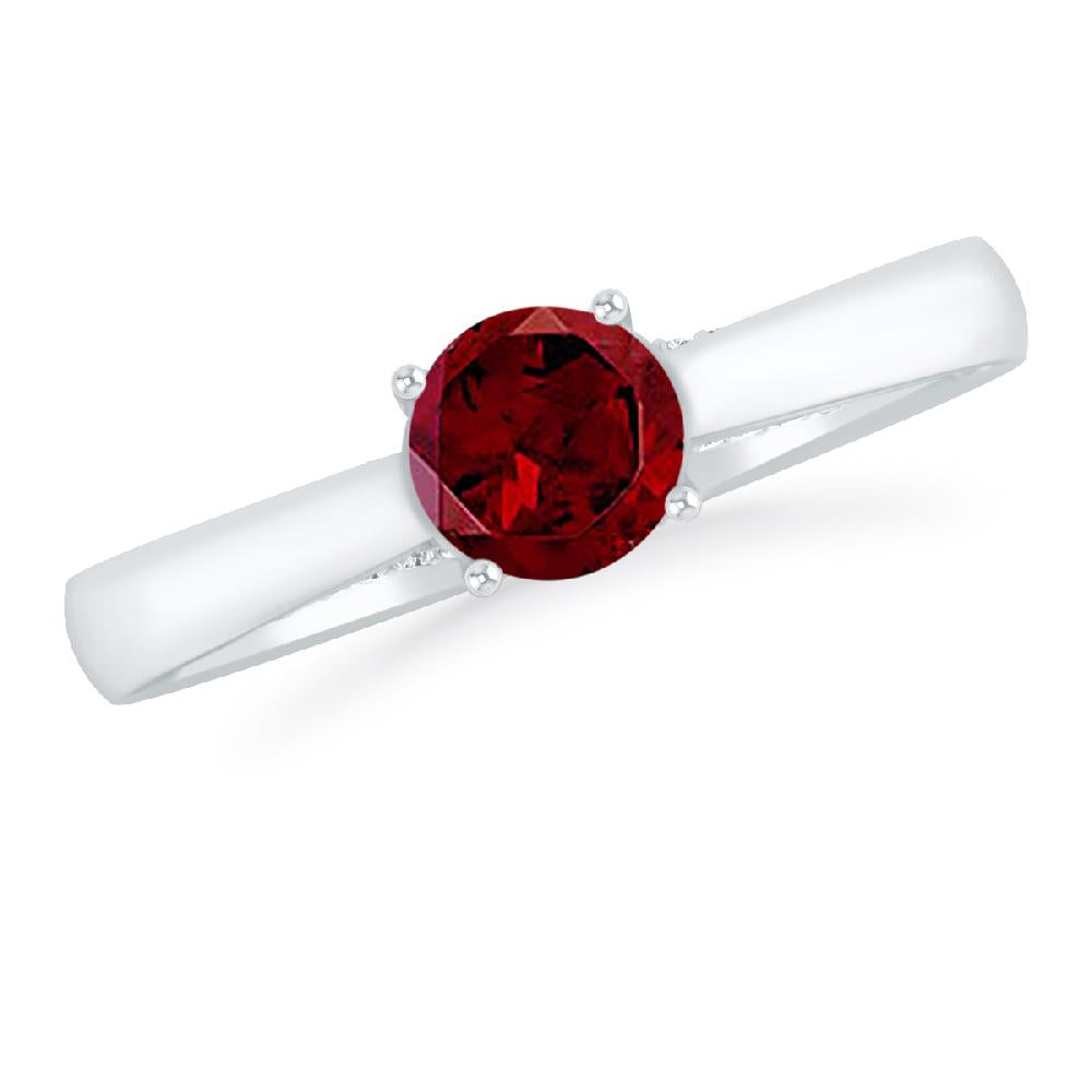 White Gold - Garnet