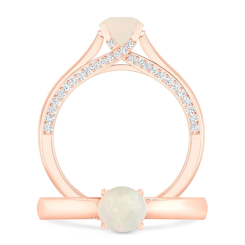 Rose Gold - Opal