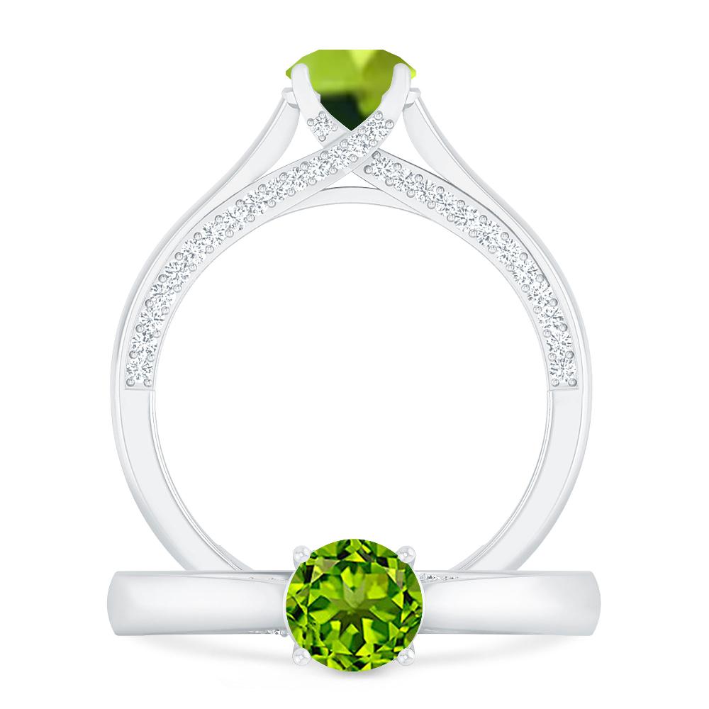 White Gold - Peridot
