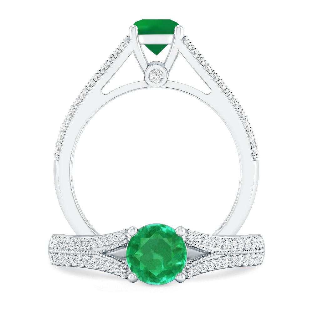 White Gold - Emerald