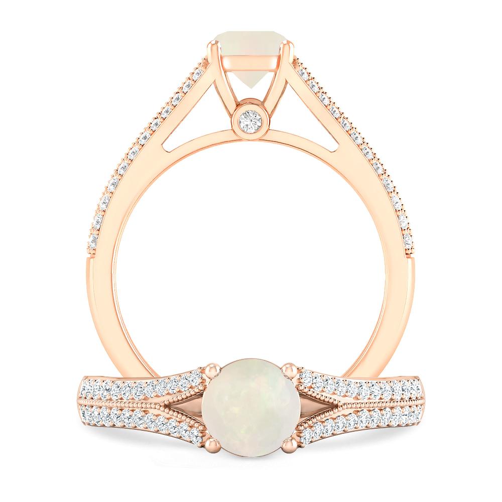 Rose Gold - Opal