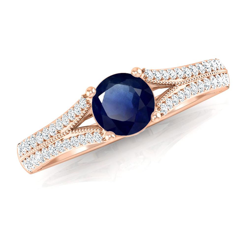 Rose Gold - Sapphire