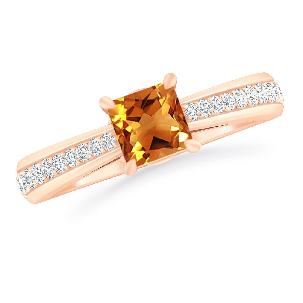 Rose Gold - Citrine