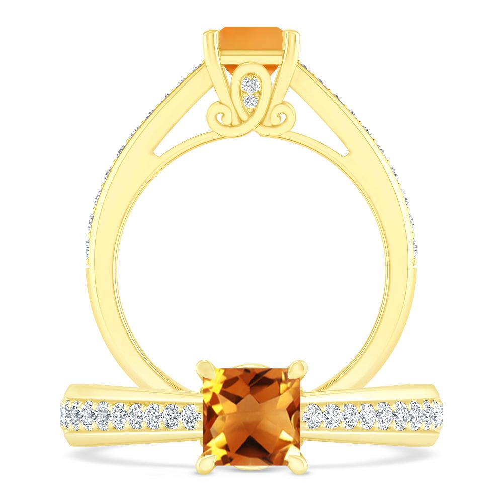 Yellow Gold - Citrine