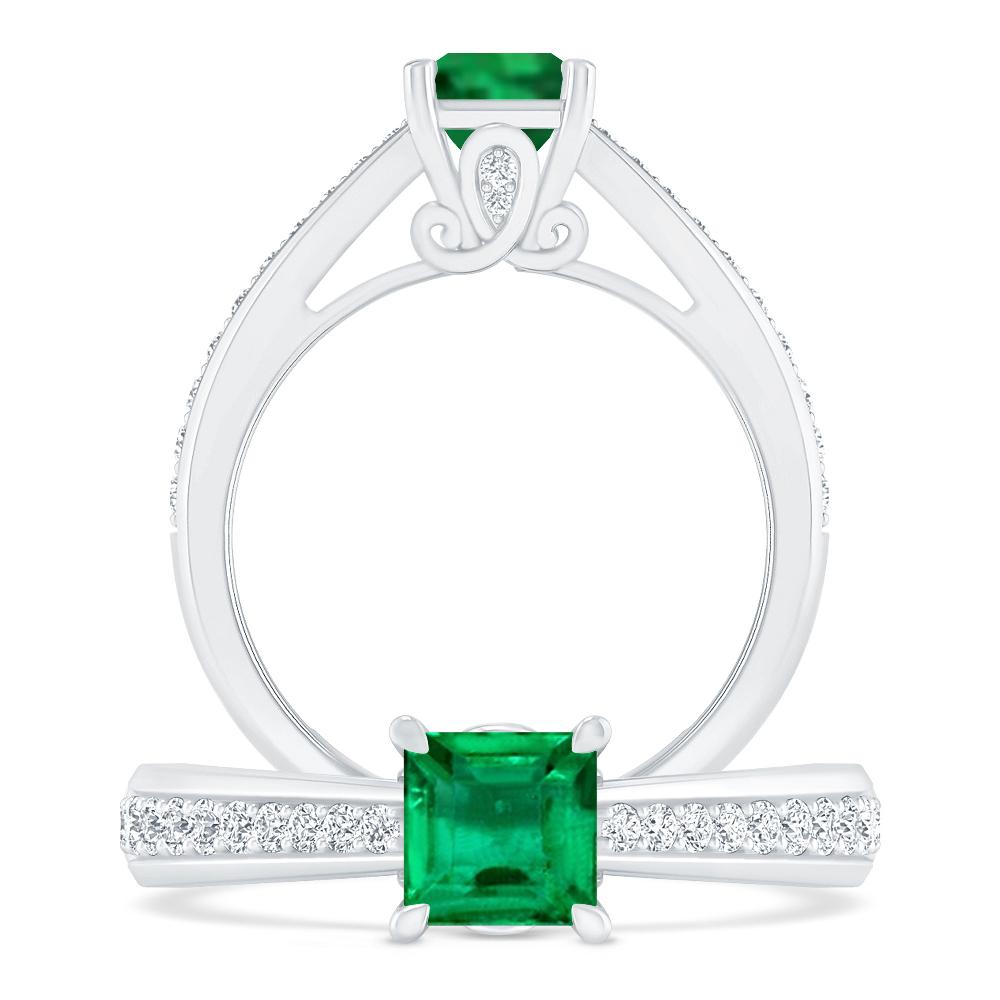 White Gold - Emerald