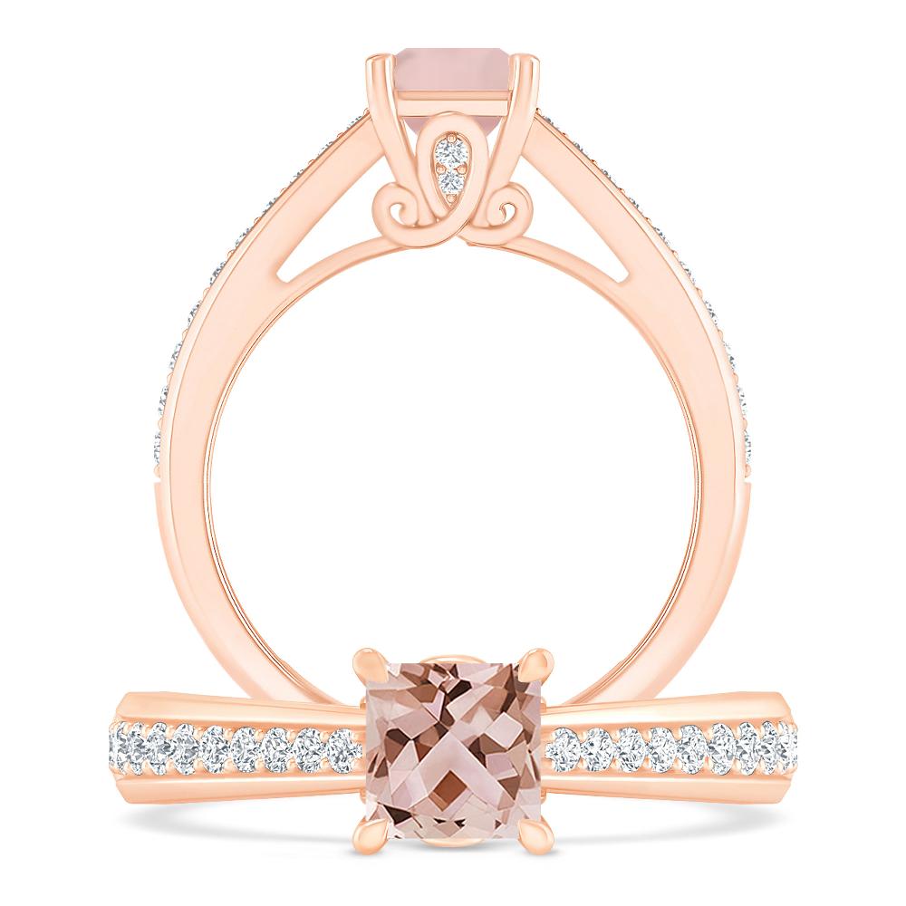 Rose Gold - Morganite