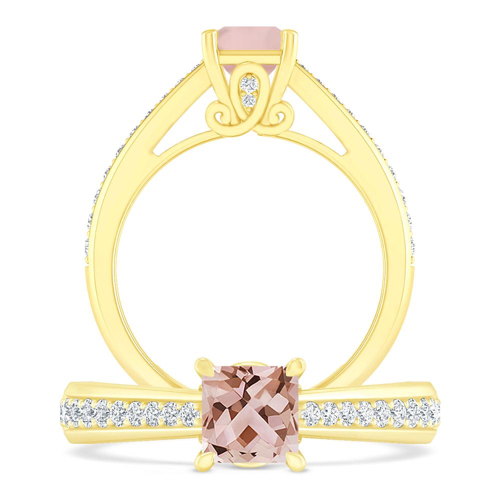 Yellow Gold - Morganite