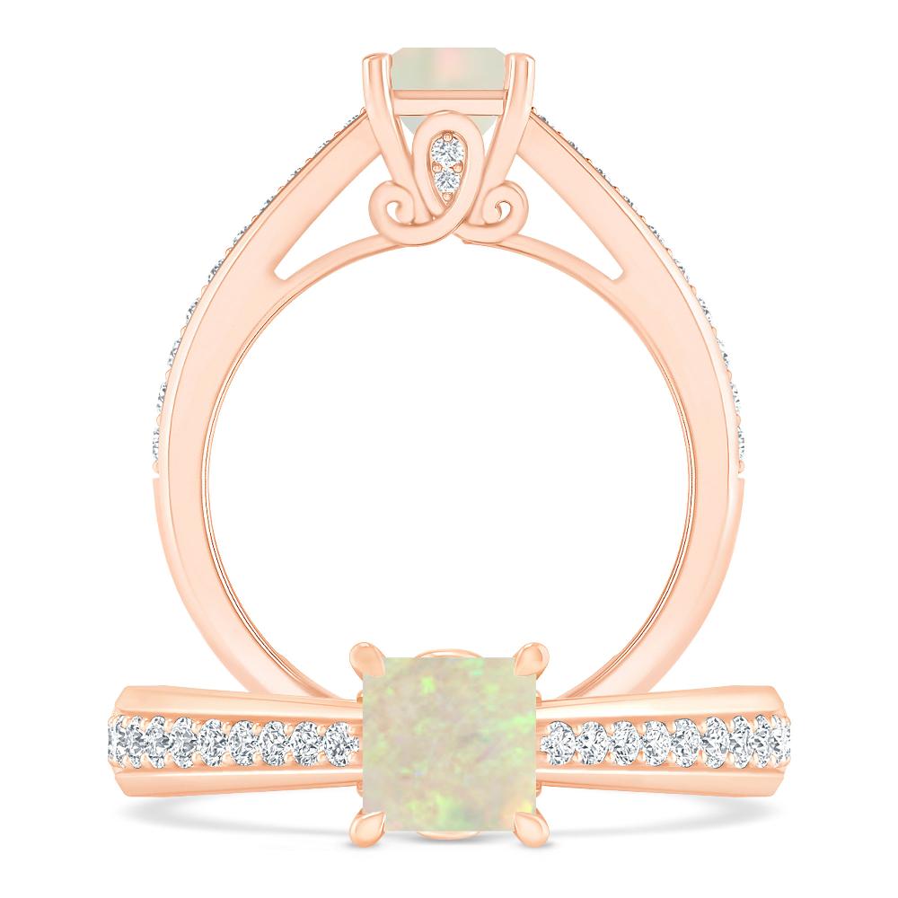Rose Gold - Opal