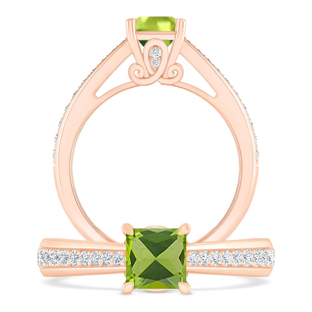 Rose Gold - Peridot