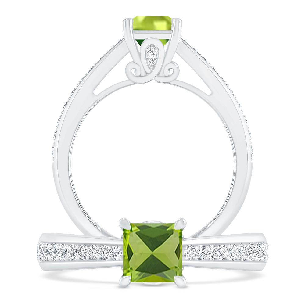 White Gold - Peridot