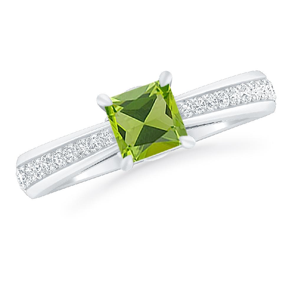 White Gold - Peridot