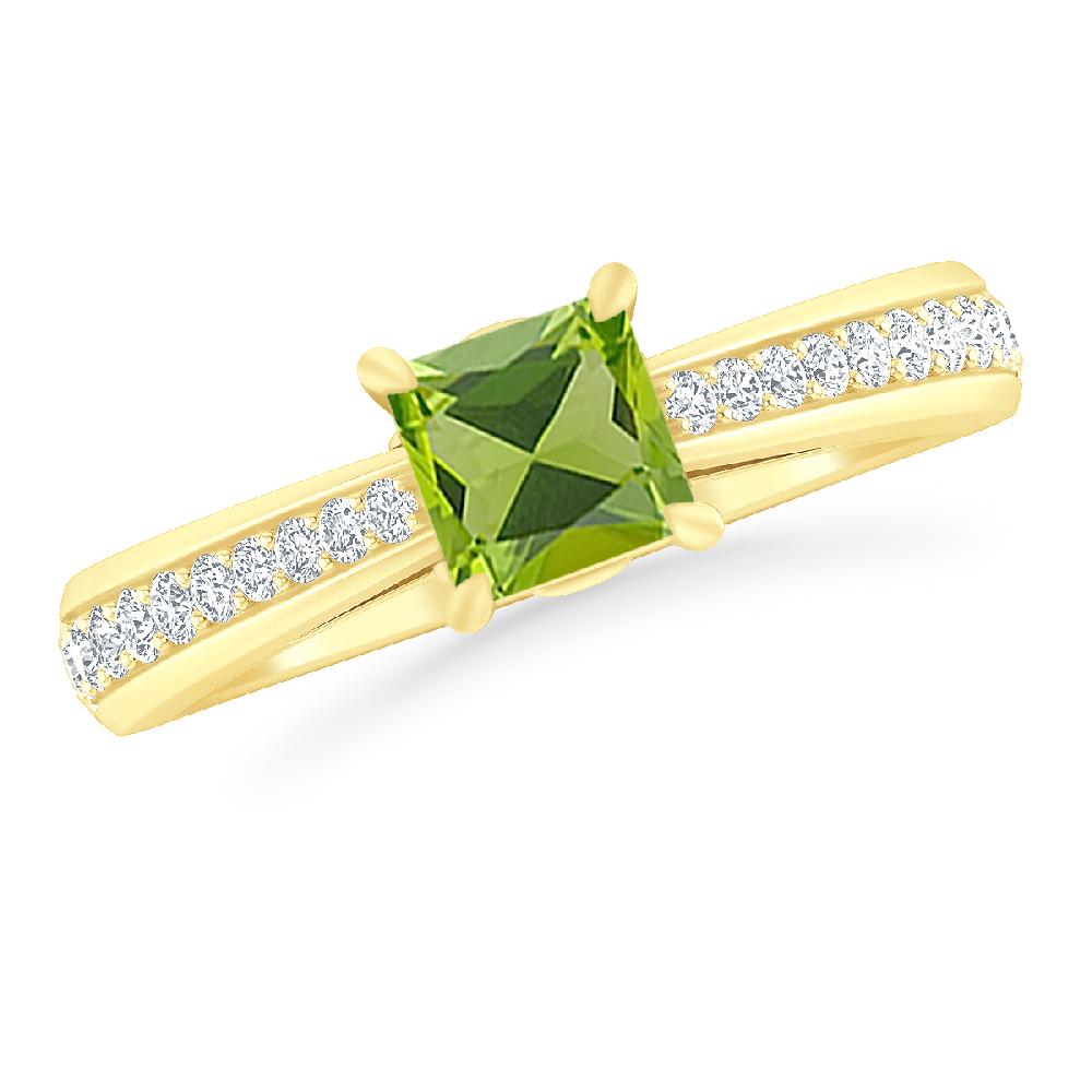 Yellow Gold - Peridot