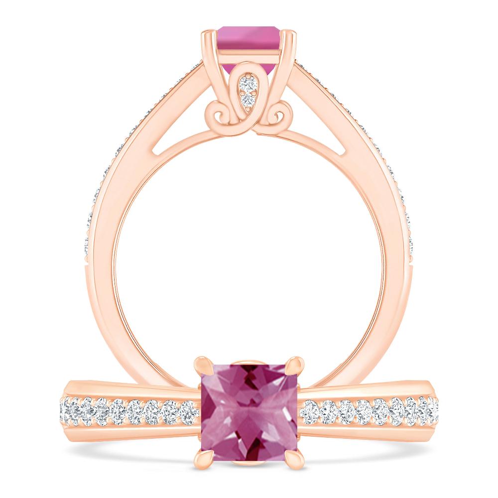 Rose Gold - Pink Tourmaline