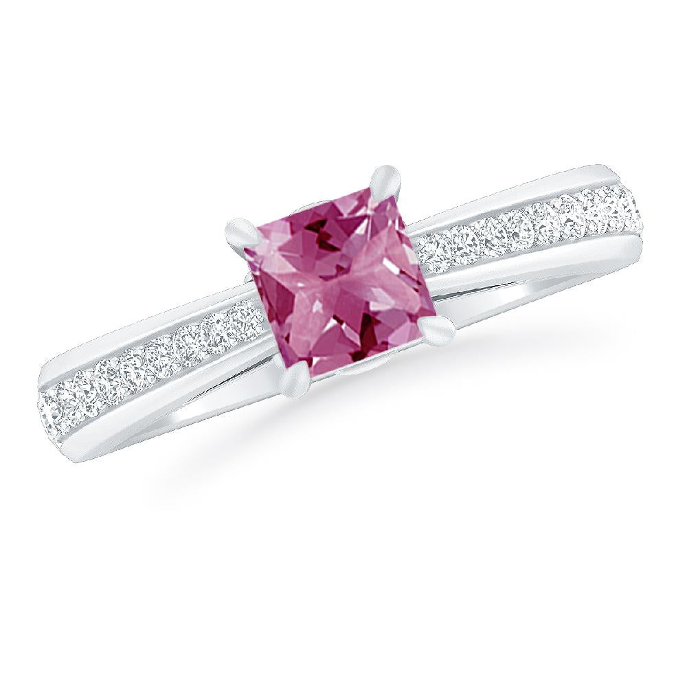 White Gold - Pink Tourmaline