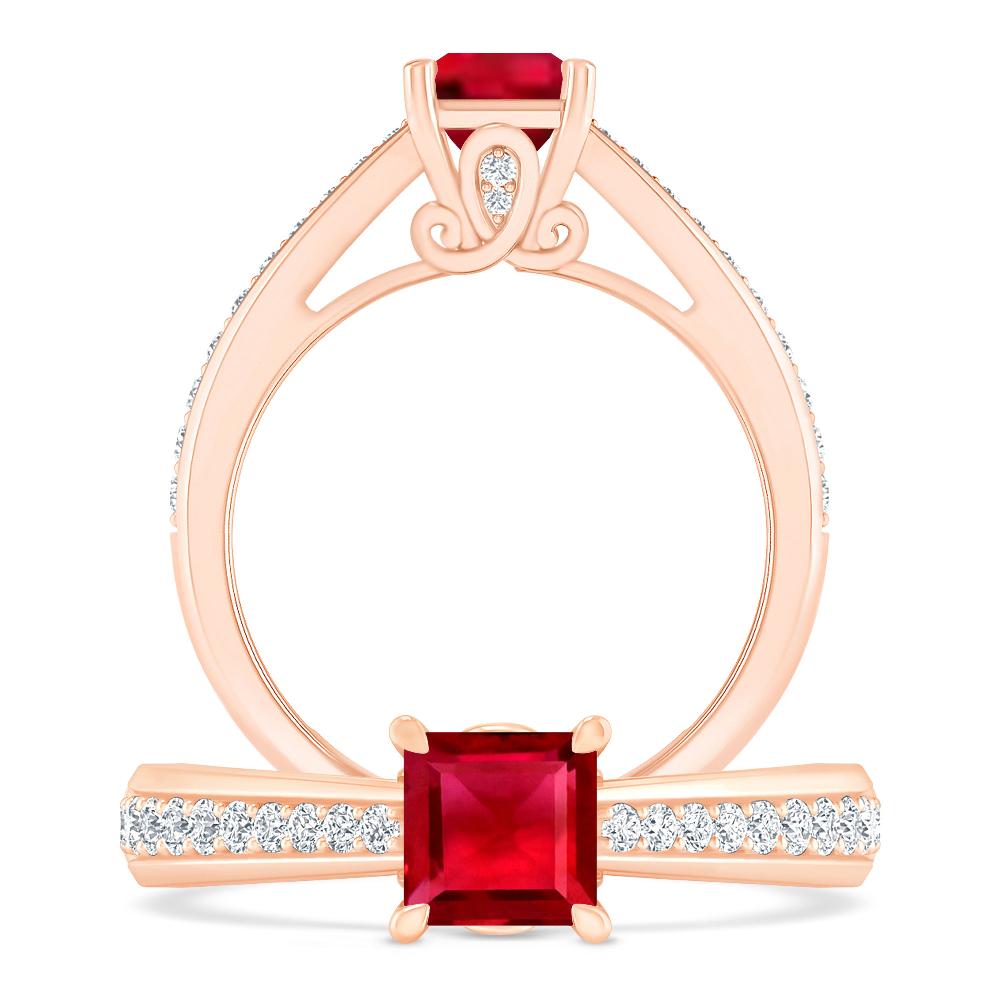 Rose Gold - Ruby