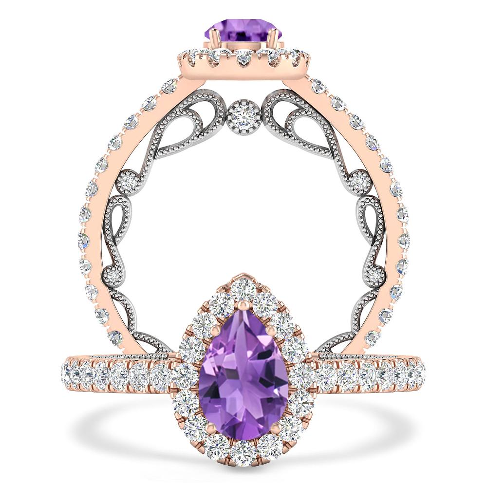Rose Gold - Amethyst