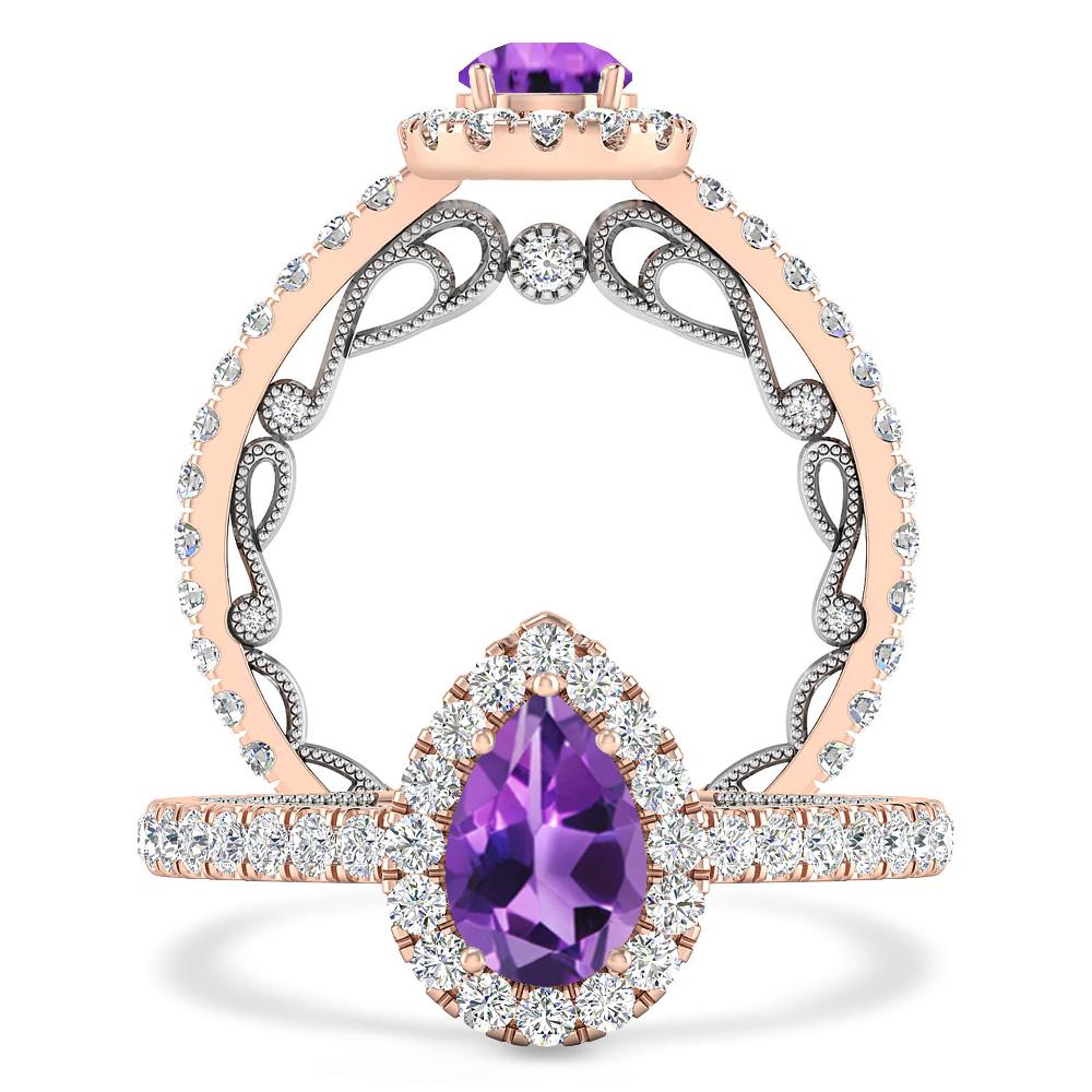 Rose Gold - Amethyst