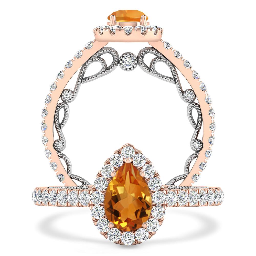 Rose Gold - Citrine