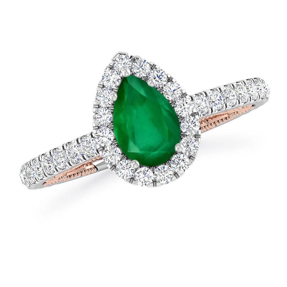 White Gold - Emerald