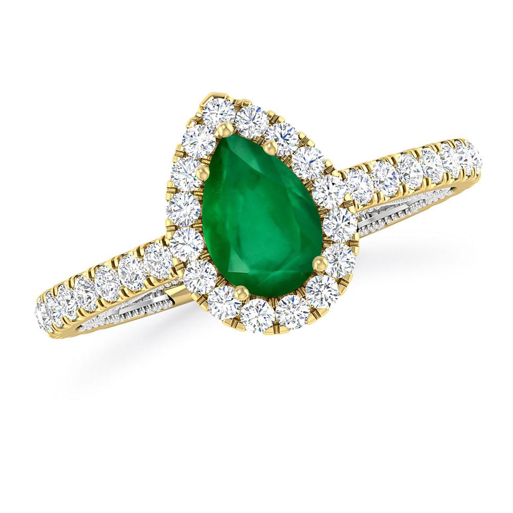 Yellow Gold - Emerald