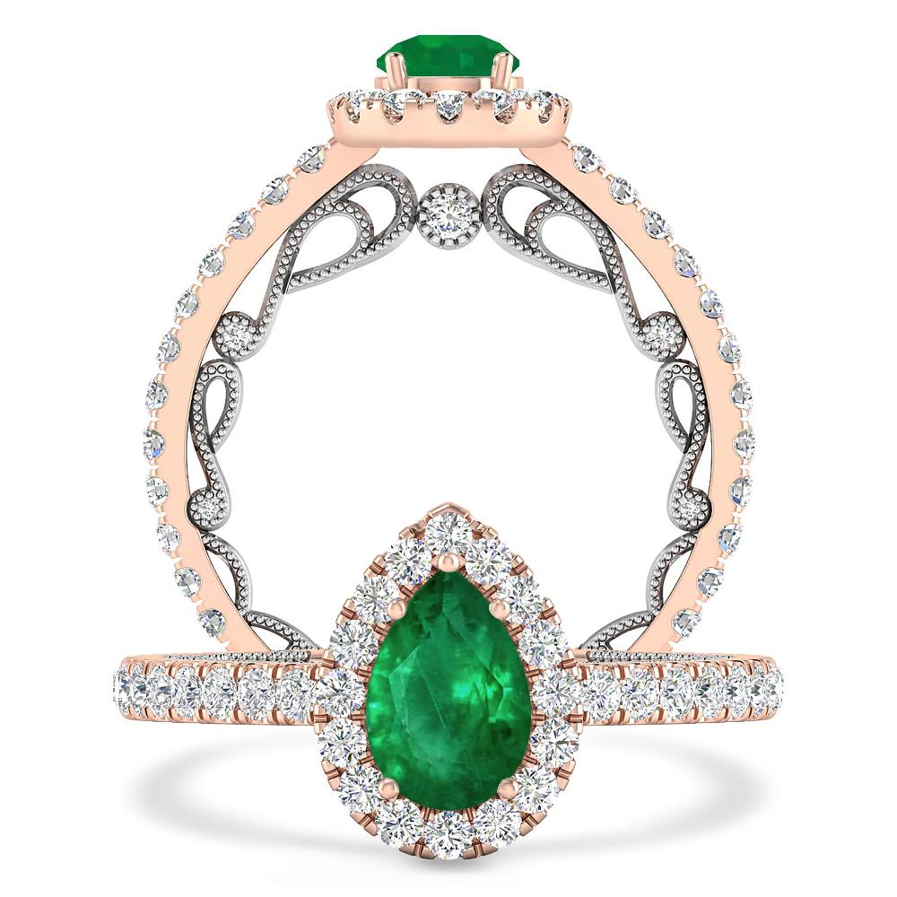 Rose Gold - Emerald