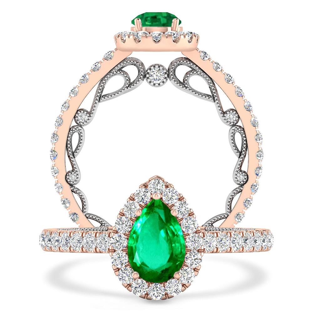 Rose Gold - Emerald