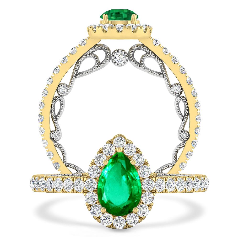 Yellow Gold - Emerald