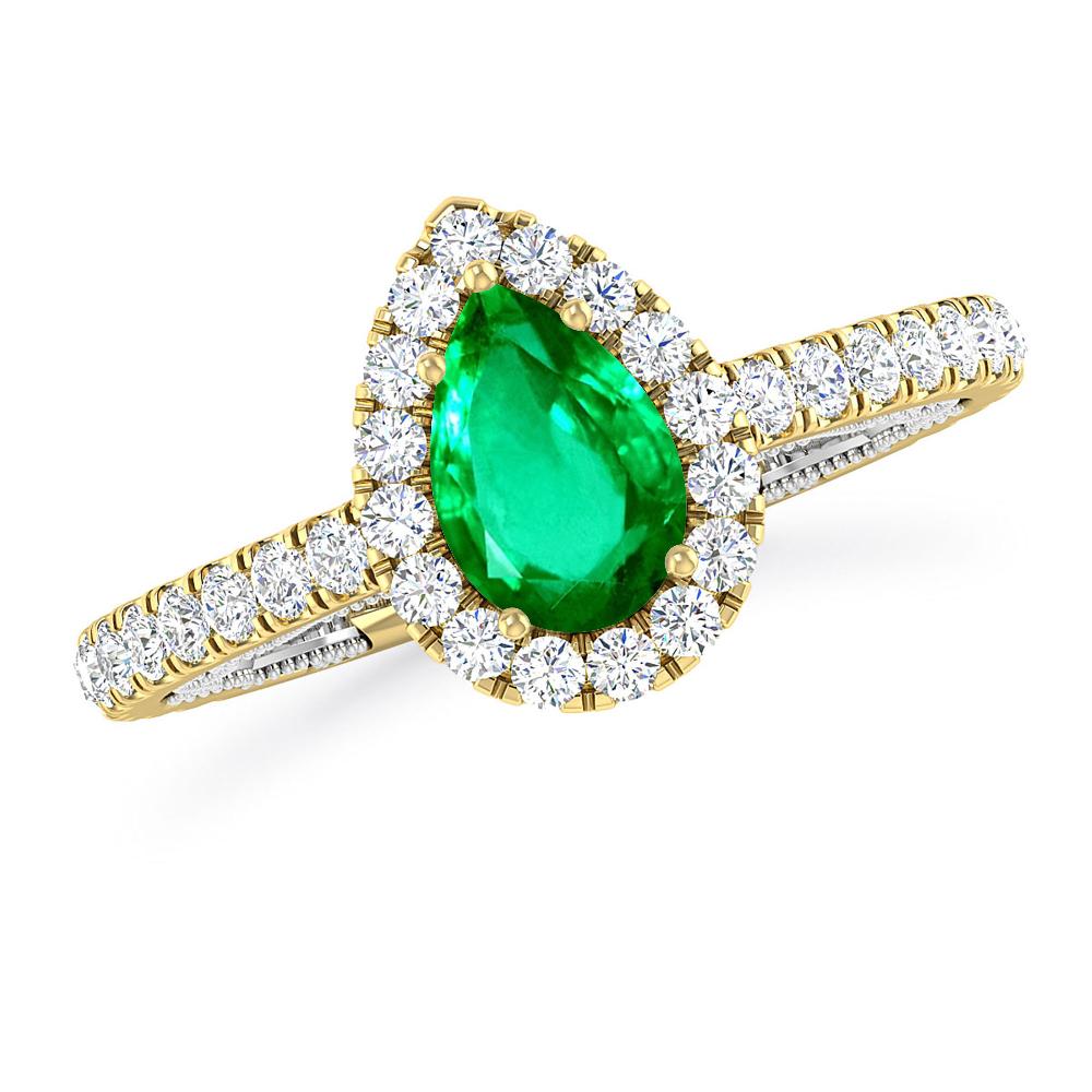 Yellow Gold - Emerald