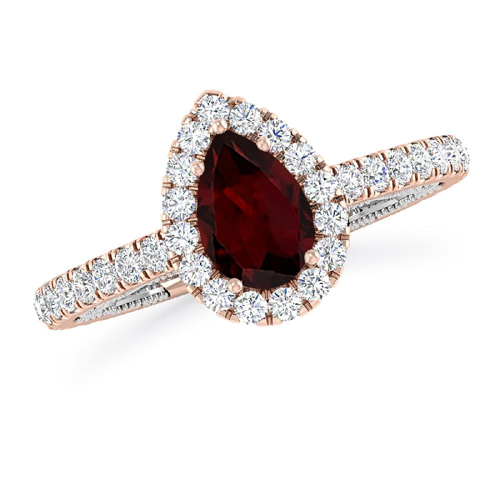 Rose Gold - Garnet