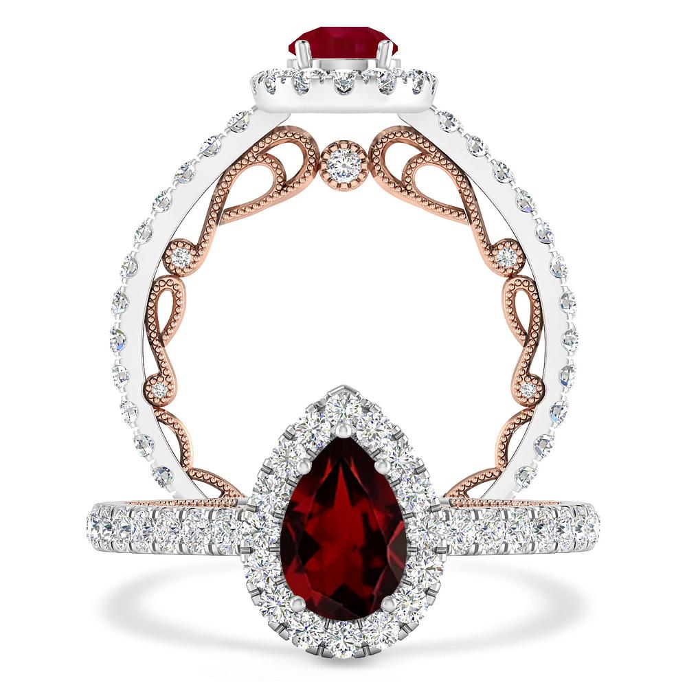 White Gold - Garnet