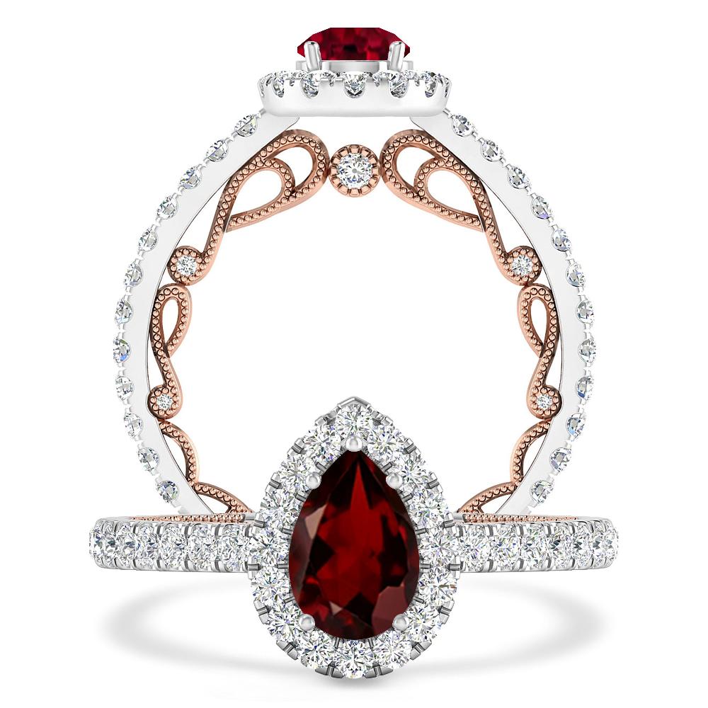 White Gold - Garnet