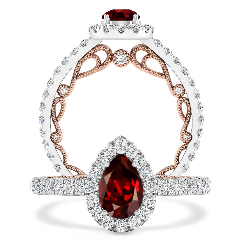 White Gold - Garnet