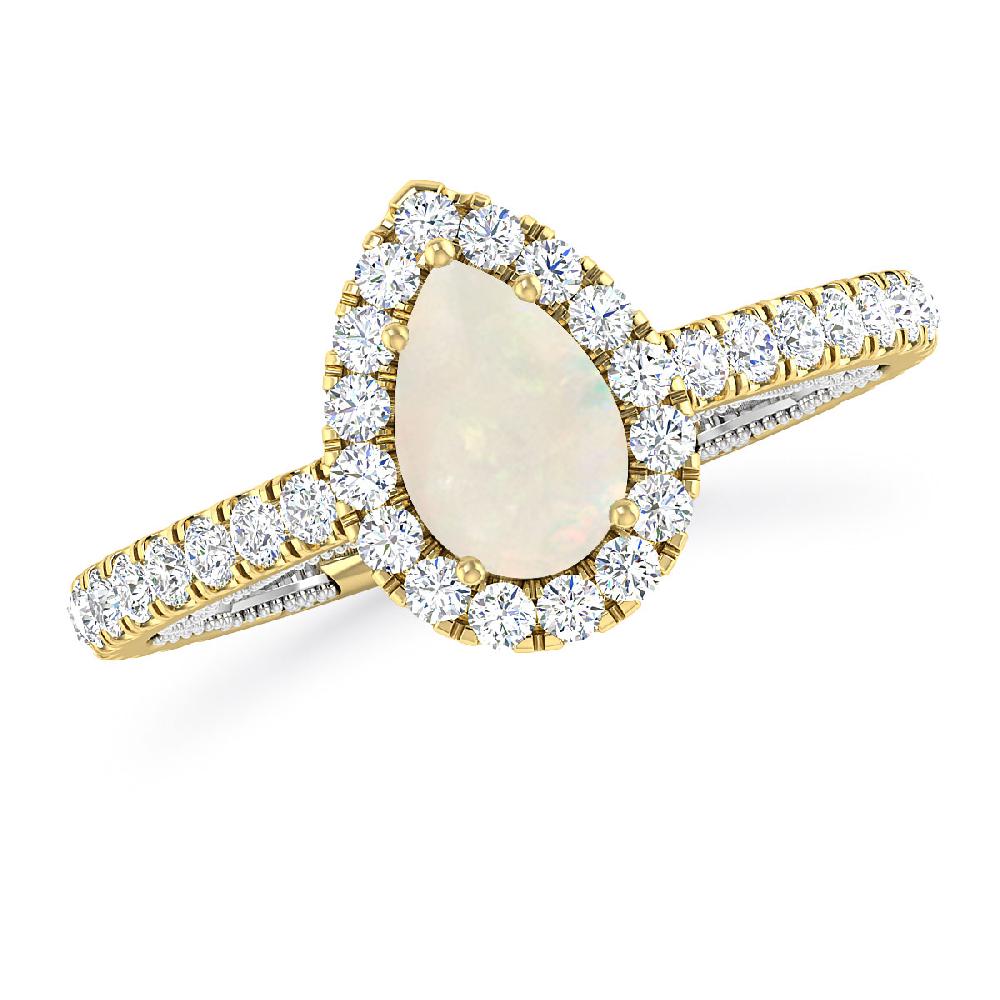 Yellow Gold - Opal