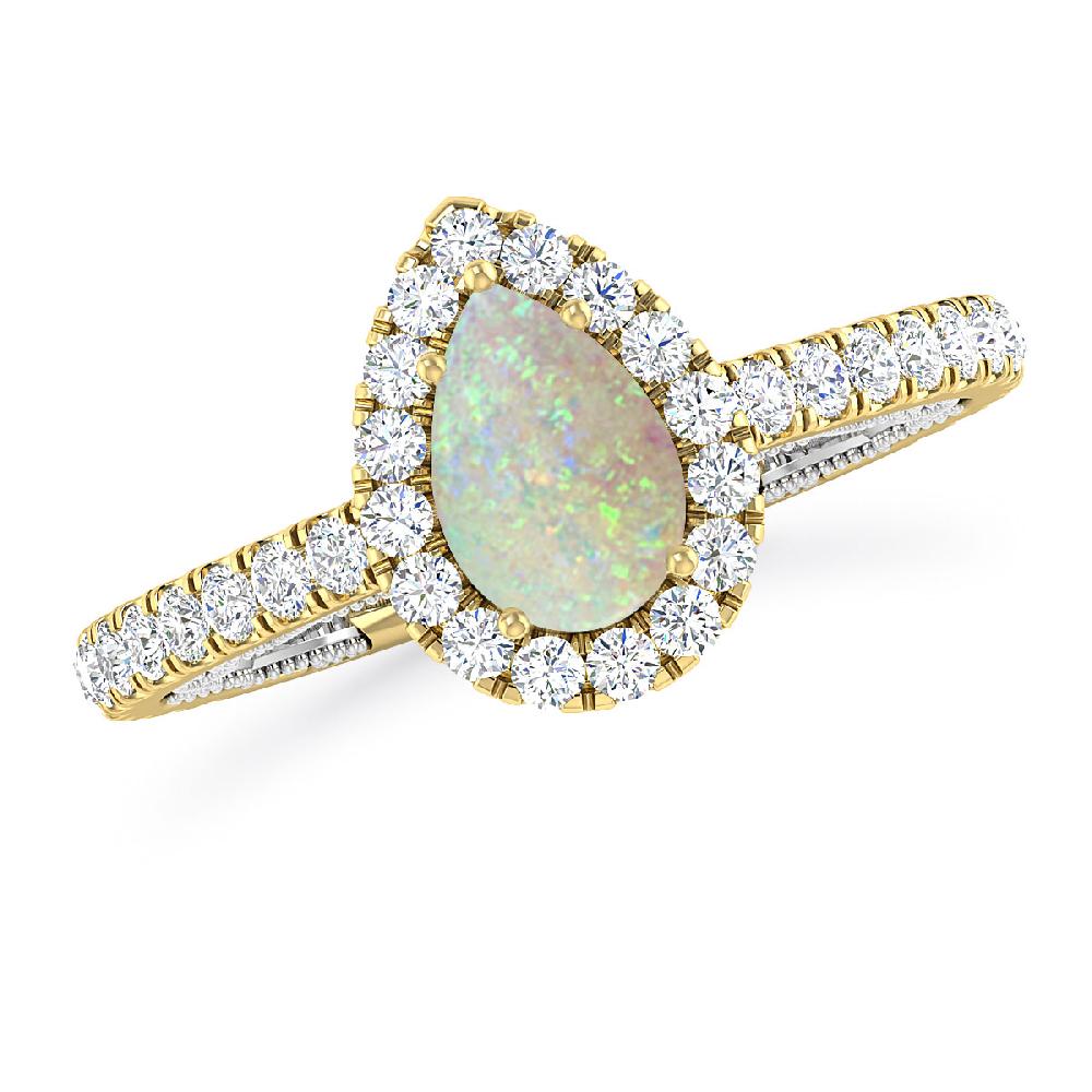 Yellow Gold - Opal