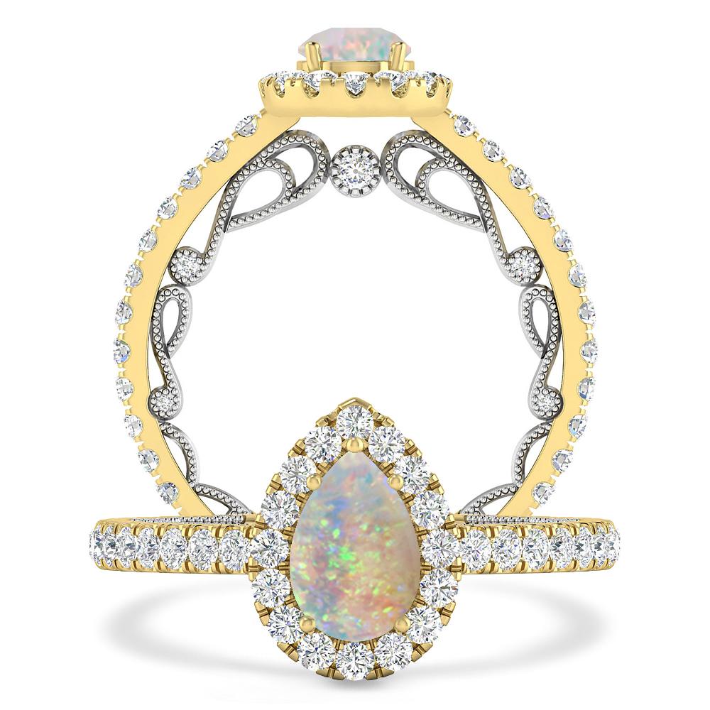 Yellow Gold - Opal