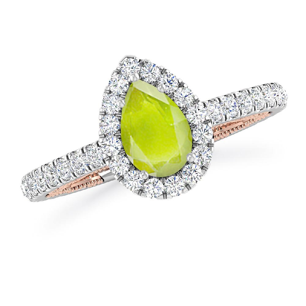 White Gold - Peridot