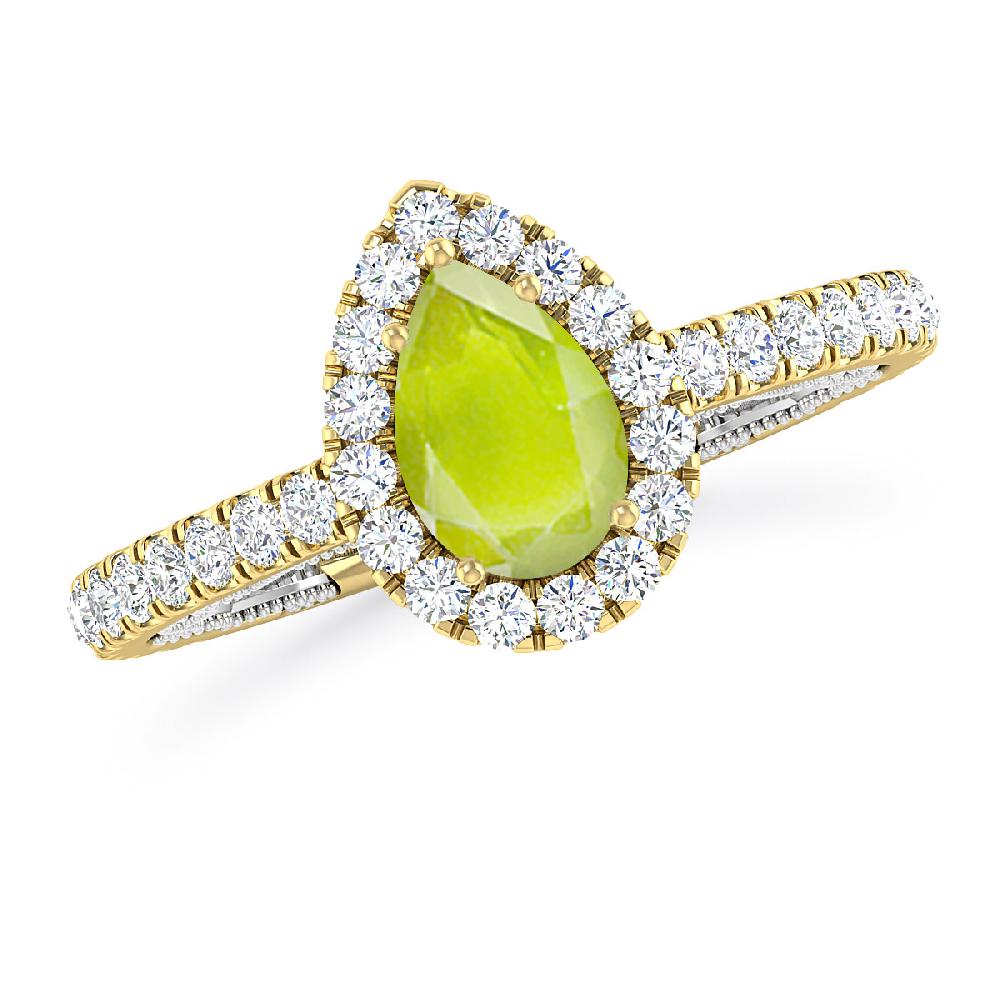 Yellow Gold - Peridot