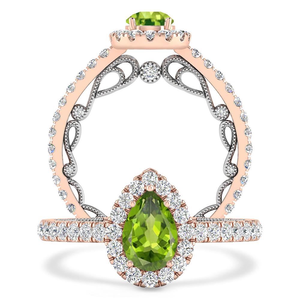 Rose Gold - Peridot
