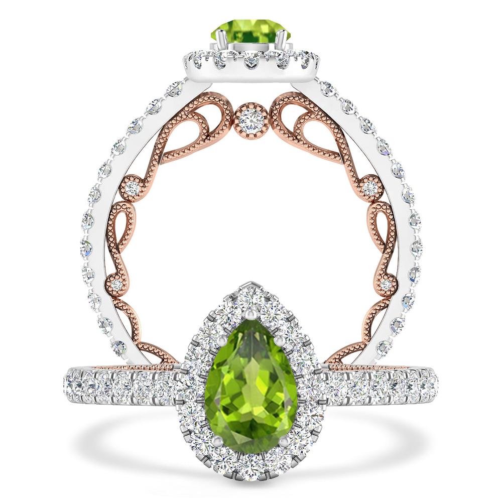 White Gold - Peridot