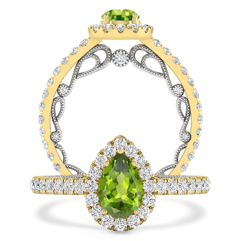 Yellow Gold - Peridot