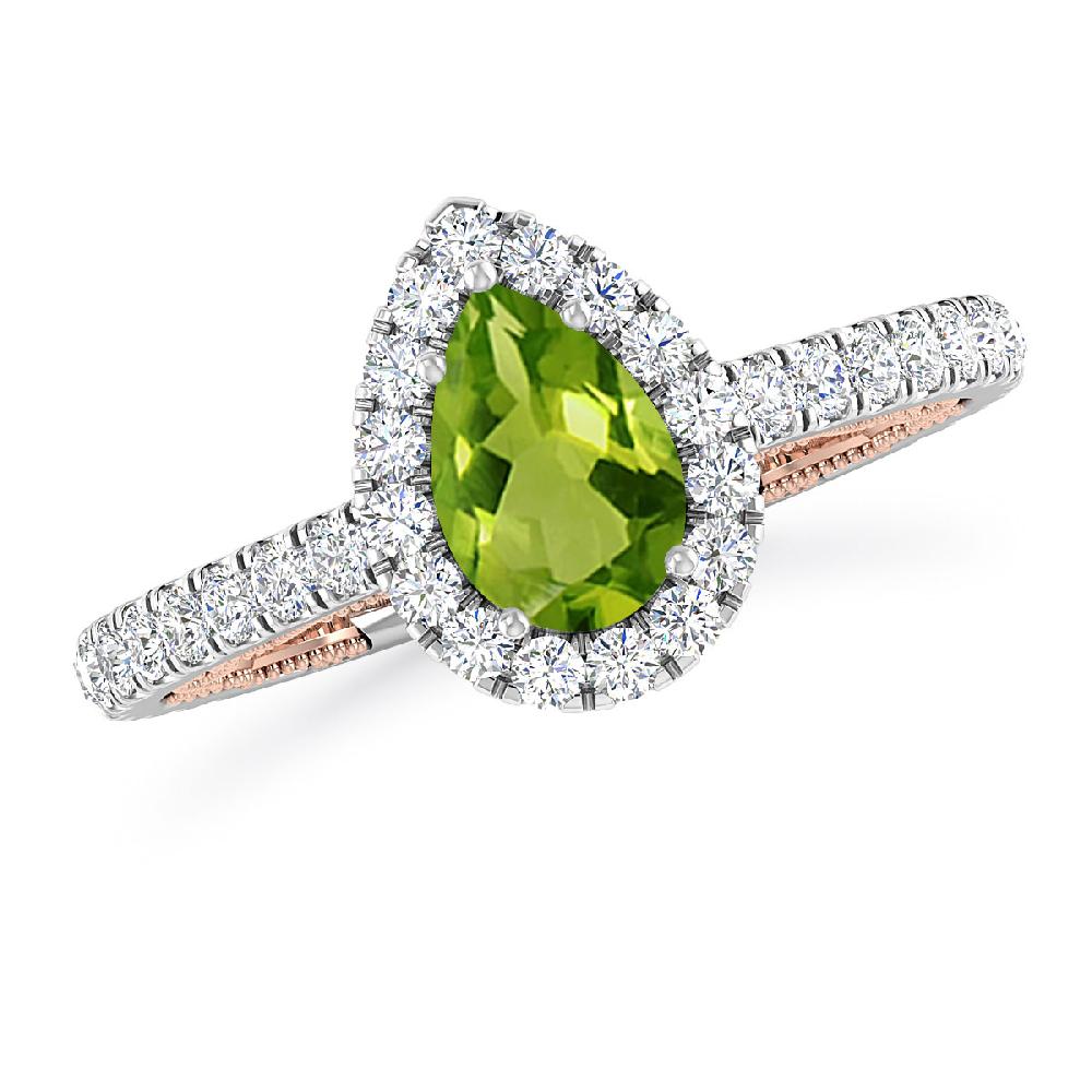White Gold - Peridot