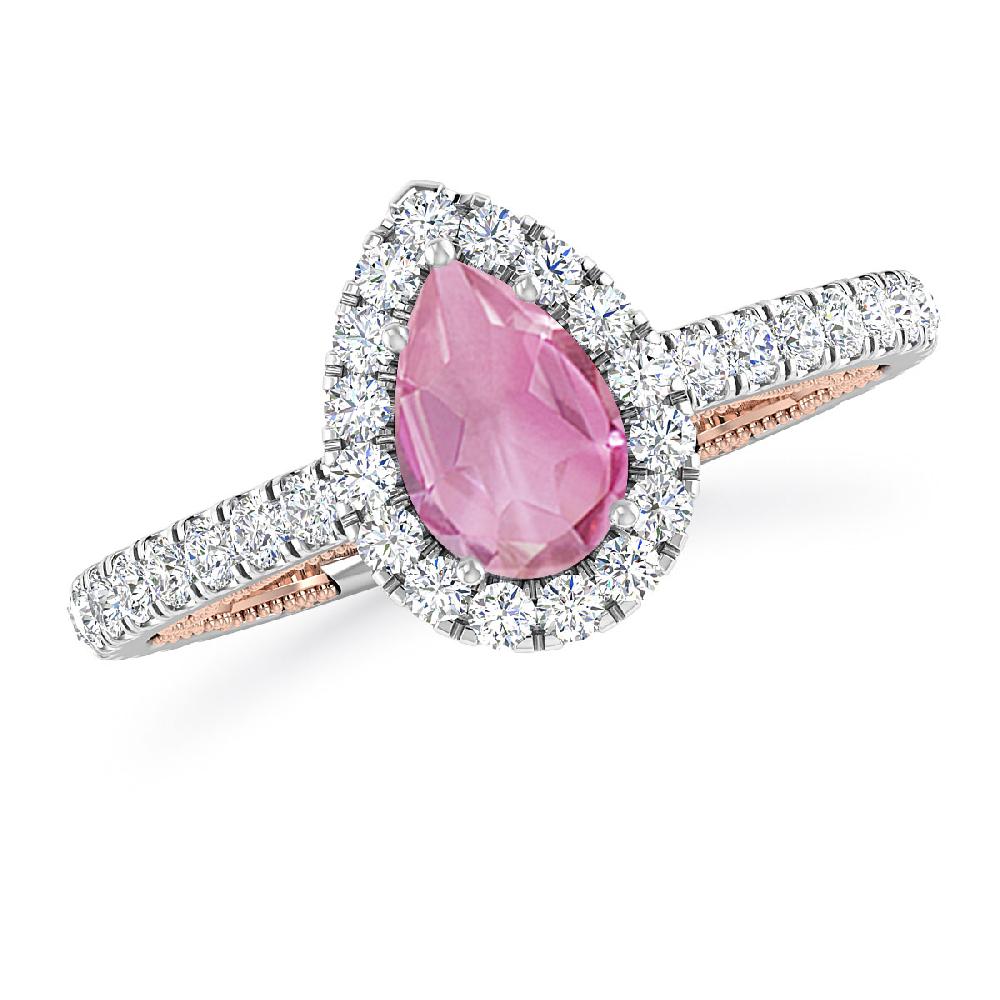 White Gold - Pink Tourmaline