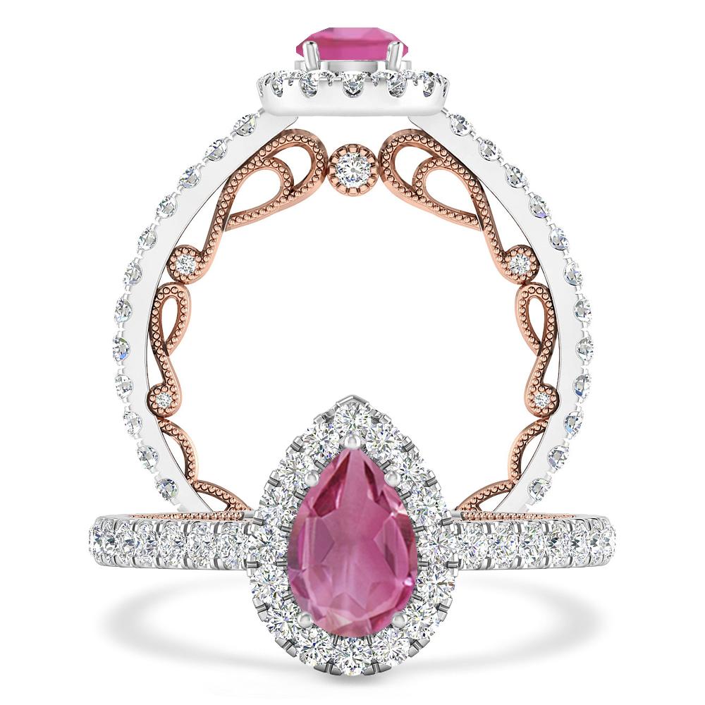 White Gold - Pink Tourmaline