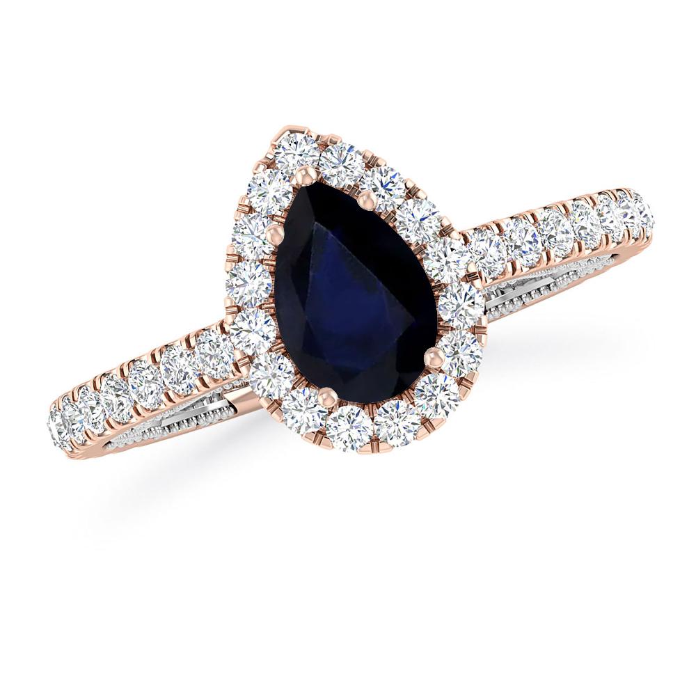 Rose Gold - Sapphire