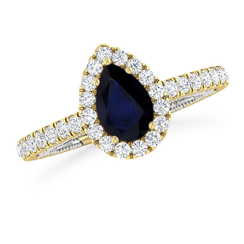 Yellow Gold - Sapphire