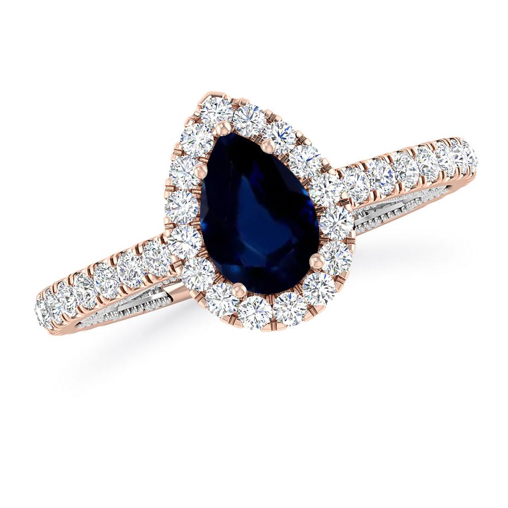 Rose Gold - Sapphire