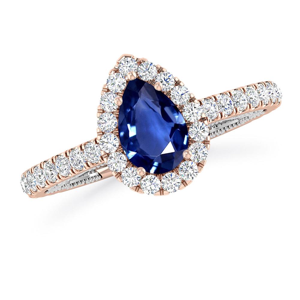 Rose Gold - Sapphire