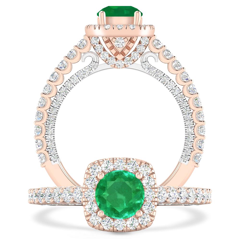 Rose Gold - Emerald